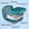 image:imageBentgo Chill Kids 4Compartment Bento Box Leakproof Lunch Box  BuiltIn Ice Pack 33 Cup Capacity BPAFree Microwave amp Dishwasher Safe Tray Ideal for Ages 37 RedRoyalConfetti Edition  Truly Teal