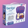 image:imageBentgo Chill Kids 4Compartment Bento Box Leakproof Lunch Box  BuiltIn Ice Pack 33 Cup Capacity BPAFree Microwave amp Dishwasher Safe Tray Ideal for Ages 37 RedRoyalElectric Violet