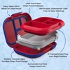 image:imageBentgo Chill Kids 4Compartment Bento Box Leakproof Lunch Box  BuiltIn Ice Pack 33 Cup Capacity BPAFree Microwave amp Dishwasher Safe Tray Ideal for Ages 37 RedRoyalRedRoyal