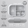 image:imageBentgo Chill Kids 4Compartment Bento Box Leakproof Lunch Box  BuiltIn Ice Pack 33 Cup Capacity BPAFree Microwave amp Dishwasher Safe Tray Ideal for Ages 37 RedRoyalGray