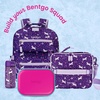 image:imageBentgo Chill Kids 4Compartment Bento Box Leakproof Lunch Box  BuiltIn Ice Pack 33 Cup Capacity BPAFree Microwave amp Dishwasher Safe Tray Ideal for Ages 37 RedRoyalFuchsiaTeal