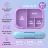 image:imageBentgo Chill Kids 4Compartment Bento Box Leakproof Lunch Box  BuiltIn Ice Pack 33 Cup Capacity BPAFree Microwave amp Dishwasher Safe Tray Ideal for Ages 37 RedRoyalConfetti Edition  Vivid Orchid