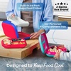 image:imageBentgo Chill Kids 4Compartment Bento Box Leakproof Lunch Box  BuiltIn Ice Pack 33 Cup Capacity BPAFree Microwave amp Dishwasher Safe Tray Ideal for Ages 37 RedRoyalRedRoyal