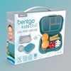image:imageBentgo Chill Kids 4Compartment Bento Box Leakproof Lunch Box  BuiltIn Ice Pack 33 Cup Capacity BPAFree Microwave amp Dishwasher Safe Tray Ideal for Ages 37 RedRoyalConfetti Edition  Truly Teal