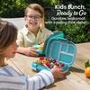 image:imageBentgo Chill Kids 4Compartment Bento Box Leakproof Lunch Box  BuiltIn Ice Pack 33 Cup Capacity BPAFree Microwave amp Dishwasher Safe Tray Ideal for Ages 37 RedRoyalConfetti Edition  Truly Teal
