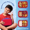 image:imageBentgo Chill Kids 4Compartment Bento Box Leakproof Lunch Box  BuiltIn Ice Pack 33 Cup Capacity BPAFree Microwave amp Dishwasher Safe Tray Ideal for Ages 37 RedRoyalRedRoyal