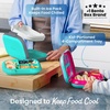 image:imageBentgo Chill Kids 4Compartment Bento Box Leakproof Lunch Box  BuiltIn Ice Pack 33 Cup Capacity BPAFree Microwave amp Dishwasher Safe Tray Ideal for Ages 37 RedRoyalElectric Aqua