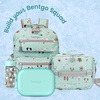 image:imageBentgo Chill Kids 4Compartment Bento Box Leakproof Lunch Box  BuiltIn Ice Pack 33 Cup Capacity BPAFree Microwave amp Dishwasher Safe Tray Ideal for Ages 37 RedRoyalAqua