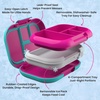 image:imageBentgo Chill Kids 4Compartment Bento Box Leakproof Lunch Box  BuiltIn Ice Pack 33 Cup Capacity BPAFree Microwave amp Dishwasher Safe Tray Ideal for Ages 37 RedRoyalFuchsiaTeal