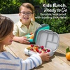 image:imageBentgo Chill Kids 4Compartment Bento Box Leakproof Lunch Box  BuiltIn Ice Pack 33 Cup Capacity BPAFree Microwave amp Dishwasher Safe Tray Ideal for Ages 37 RedRoyalGray
