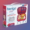 image:imageBentgo Chill Kids 4Compartment Bento Box Leakproof Lunch Box  BuiltIn Ice Pack 33 Cup Capacity BPAFree Microwave amp Dishwasher Safe Tray Ideal for Ages 37 RedRoyalRedRoyal