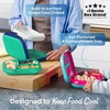 image:imageBentgo Chill Kids 4Compartment Bento Box Leakproof Lunch Box  BuiltIn Ice Pack 33 Cup Capacity BPAFree Microwave amp Dishwasher Safe Tray Ideal for Ages 37 RedRoyalGreenNavy