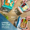 image:imageBentgo Chill Kids 4Compartment Bento Box Leakproof Lunch Box  BuiltIn Ice Pack 33 Cup Capacity BPAFree Microwave amp Dishwasher Safe Tray Ideal for Ages 37 RedRoyalRedRoyal