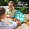 image:imageBentgo Chill Kids 4Compartment Bento Box Leakproof Lunch Box  BuiltIn Ice Pack 33 Cup Capacity BPAFree Microwave amp Dishwasher Safe Tray Ideal for Ages 37 RedRoyalAqua