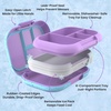 image:imageBentgo Chill Kids 4Compartment Bento Box Leakproof Lunch Box  BuiltIn Ice Pack 33 Cup Capacity BPAFree Microwave amp Dishwasher Safe Tray Ideal for Ages 37 RedRoyalConfetti Edition  Vivid Orchid