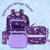 image:imageBentgo Chill Kids 4Compartment Bento Box Leakproof Lunch Box  BuiltIn Ice Pack 33 Cup Capacity BPAFree Microwave amp Dishwasher Safe Tray Ideal for Ages 37 RedRoyalPurple
