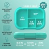 image:imageBentgo Chill Kids 4Compartment Bento Box Leakproof Lunch Box  BuiltIn Ice Pack 33 Cup Capacity BPAFree Microwave amp Dishwasher Safe Tray Ideal for Ages 37 RedRoyalAqua