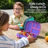 image:imageBentgo Chill Kids 4Compartment Bento Box Leakproof Lunch Box  BuiltIn Ice Pack 33 Cup Capacity BPAFree Microwave amp Dishwasher Safe Tray Ideal for Ages 37 RedRoyalElectric Violet