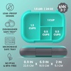 image:imageBentgo Chill Kids 4Compartment Bento Box Leakproof Lunch Box  BuiltIn Ice Pack 33 Cup Capacity BPAFree Microwave amp Dishwasher Safe Tray Ideal for Ages 37 RedRoyalElectric Aqua