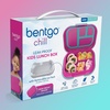 image:imageBentgo Chill Kids 4Compartment Bento Box Leakproof Lunch Box  BuiltIn Ice Pack 33 Cup Capacity BPAFree Microwave amp Dishwasher Safe Tray Ideal for Ages 37 RedRoyalFuchsiaTeal