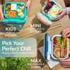 image:imageBentgo Chill Max LeakProof XL BentoStyle 3 or 4 Compartment Lunch Box  Included Ice Pack Keeps Food Cold 5Cup Capacity for Adults amp Ages 8 BPAFree Dishwasher Safe Fog amp Deep TealBone  Glacier Blue