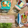 image:imageBentgo Chill Max LeakProof XL BentoStyle 3 or 4 Compartment Lunch Box  Included Ice Pack Keeps Food Cold 5Cup Capacity for Adults amp Ages 8 BPAFree Dishwasher Safe Fog amp Deep TealPink Cloud  Blush