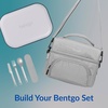 image:imageBentgo Chill Max LeakProof XL BentoStyle 3 or 4 Compartment Lunch Box  Included Ice Pack Keeps Food Cold 5Cup Capacity for Adults amp Ages 8 BPAFree Dishwasher Safe Fog amp Deep TealFog  Deep Teal