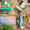 image:imageBentgo Chill Max LeakProof XL BentoStyle 3 or 4 Compartment Lunch Box  Included Ice Pack Keeps Food Cold 5Cup Capacity for Adults amp Ages 8 BPAFree Dishwasher Safe Fog amp Deep TealLavender  Peach Blossom