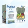 image:imageBentgo Chill Max LeakProof XL BentoStyle 3 or 4 Compartment Lunch Box  Included Ice Pack Keeps Food Cold 5Cup Capacity for Adults amp Ages 8 BPAFree Dishwasher Safe Fog amp Deep TealClay Green  Gray
