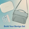 image:imageBentgo Chill Max LeakProof XL BentoStyle 3 or 4 Compartment Lunch Box  Included Ice Pack Keeps Food Cold 5Cup Capacity for Adults amp Ages 8 BPAFree Dishwasher Safe Fog amp Deep TealBone  Glacier Blue