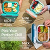 image:imageBentgo Chill Max LeakProof XL BentoStyle 3 or 4 Compartment Lunch Box  Included Ice Pack Keeps Food Cold 5Cup Capacity for Adults amp Ages 8 BPAFree Dishwasher Safe Fog amp Deep TealClay Green  Gray