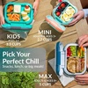 image:imageBentgo Chill Max LeakProof XL BentoStyle 3 or 4 Compartment Lunch Box  Included Ice Pack Keeps Food Cold 5Cup Capacity for Adults amp Ages 8 BPAFree Dishwasher Safe Fog amp Deep TealFog  Deep Teal