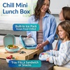 image:imageBentgo Chill Mini LeakProof 3 or 4 Compartment Lunch Box  BuiltIn Ice Pack Keeps Food Cold 27Cup Capacity for Snacks or Sandwich PFAS amp BPAFree Adults amp Kids 3 Lilac MistSeaside Papaya