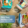 image:imageBentgo Chill Mini LeakProof 3 or 4 Compartment Lunch Box  BuiltIn Ice Pack Keeps Food Cold 27Cup Capacity for Snacks or Sandwich PFAS amp BPAFree Adults amp Kids 3 Lilac MistTide Blues