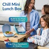 image:imageBentgo Chill Mini LeakProof 3 or 4 Compartment Lunch Box  BuiltIn Ice Pack Keeps Food Cold 27Cup Capacity for Snacks or Sandwich PFAS amp BPAFree Adults amp Kids 3 Lilac MistTide Blues