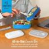 image:imageBentgo Classic Stackable 3Compartment Adult BentoStyle Lunch Box  Removable Utensil Set and Sealing Strap BPAFree Food Container Ideal for Meal Prep Work and On the Go Coastal AquaBlue