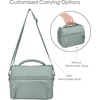 image:imageBentgo Deluxe Insulated Lunch Bag with Adjustable Strap amp Outer Pocket  Fits Most Bentgo Lunch Boxes Internal Mesh Pocket Safe amp Durable Materials SlateKhaki Green
