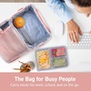 image:imageBentgo Deluxe Insulated Lunch Bag with Adjustable Strap amp Outer Pocket  Fits Most Bentgo Lunch Boxes Internal Mesh Pocket Safe amp Durable Materials SlateBlush