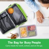 image:imageBentgo Deluxe Insulated Lunch Bag with Adjustable Strap amp Outer Pocket  Fits Most Bentgo Lunch Boxes Internal Mesh Pocket Safe amp Durable Materials SlateGreen