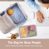 image:imageBentgo Deluxe Insulated Lunch Bag with Adjustable Strap amp Outer Pocket  Fits Most Bentgo Lunch Boxes Internal Mesh Pocket Safe amp Durable Materials SlateSand