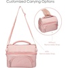 image:imageBentgo Deluxe Insulated Lunch Bag with Adjustable Strap amp Outer Pocket  Fits Most Bentgo Lunch Boxes Internal Mesh Pocket Safe amp Durable Materials SlateBlush