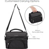 image:imageBentgo Deluxe Insulated Lunch Bag with Adjustable Strap amp Outer Pocket  Fits Most Bentgo Lunch Boxes Internal Mesh Pocket Safe amp Durable Materials SlateCarbon Black