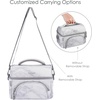 image:imageBentgo Deluxe Insulated Lunch Bag with Adjustable Strap amp Outer Pocket  Fits Most Bentgo Lunch Boxes Internal Mesh Pocket Safe amp Durable Materials SlateWhite Marble