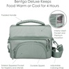 image:imageBentgo Deluxe Insulated Lunch Bag with Adjustable Strap amp Outer Pocket  Fits Most Bentgo Lunch Boxes Internal Mesh Pocket Safe amp Durable Materials SlateKhaki Green