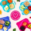image:imageBentgo Easyboxes 4Compartment Snack Containers  8Piece Set with 4 Trays amp 4 CustomFit Lids to Seal in Freshness  Reusable Food Storage amp Meal Prep Bento BPAFree Containers Classic 4Pack  Meal Prep Food Storage Portion Control Stackable Microwave Freezer amp DishwasherSafe ClassicJewel Brights 4Pack