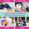 image:imageBentgo Easyboxes 4Compartment Snack Containers  8Piece Set with 4 Trays amp 4 CustomFit Lids to Seal in Freshness  Reusable Food Storage amp Meal Prep Bento BPAFree Containers Classic 4Pack  Meal Prep Food Storage Portion Control Stackable Microwave Freezer amp DishwasherSafe ClassicBrights 4Pack