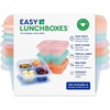 image:imageBentgo Easyboxes 4Compartment Snack Containers  8Piece Set with 4 Trays amp 4 CustomFit Lids to Seal in Freshness  Reusable Food Storage amp Meal Prep Bento BPAFree Containers Classic 4Pack  Meal Prep Food Storage Portion Control Stackable Microwave Freezer amp DishwasherSafe ClassicPastels 4Pack