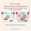 image:imageBentgo Easyboxes 4Compartment Snack Containers  8Piece Set with 4 Trays amp 4 CustomFit Lids to Seal in Freshness  Reusable Food Storage amp Meal Prep Bento BPAFree Containers Classic 4Pack  Meal Prep Food Storage Portion Control Stackable Microwave Freezer amp DishwasherSafe ClassicClassic 4Pack