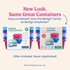 image:imageBentgo Easyboxes 4Compartment Snack Containers  8Piece Set with 4 Trays amp 4 CustomFit Lids to Seal in Freshness  Reusable Food Storage amp Meal Prep Bento BPAFree Containers Classic 4Pack  Meal Prep Food Storage Portion Control Stackable Microwave Freezer amp DishwasherSafe ClassicJewel Brights 4Pack