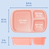 image:imageBentgo Easyboxes Stackable 3Compartment Bento Lunch Boxes Set of 10  Reusable BPAFree Microwave Dishwasher amp FreezerSafe CustomFit Lids Lightweight Jewel BrightsPastels 4Pack